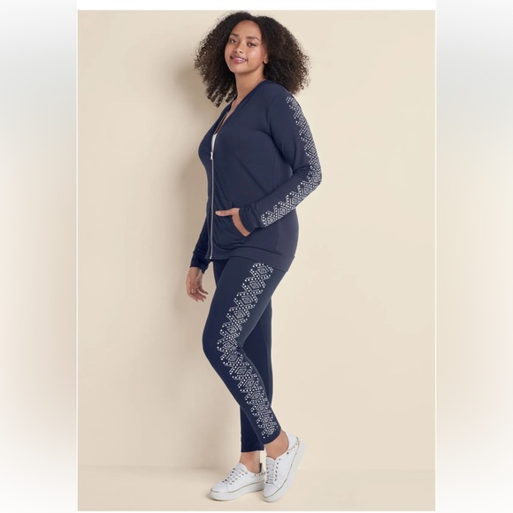 VENUS Embellished Lounge Pant Set - Picture 1 of 5